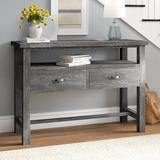 Three Posts™ Dumfries Server 60" Console Table Wood in Brown/Gray, Size 42.0 H x 60.0 W x 22.2 D in | Wayfair 62656386637D450F8ECFDBE78C036E2E