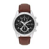 Relic by Fossil Men's Mahoney Leather Band Watch - ZR15863, Size: Large, Brown