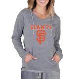 Women's Concepts Sport Gray San Francisco Giants Mainstream Terry Long Sleeve Hoodie Top