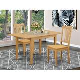 Gracie Oaks Jake-Tyler Butterfly Leaf Solid Wood Dining Set Wood in Brown, Size 29.0 H in | Wayfair E198817A19BD42ED9430D9EF2A7899CF