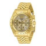 Invicta Men's Watches Gold - 14k Gold-Plated Speedway Quartz Chronograph Dial Watch