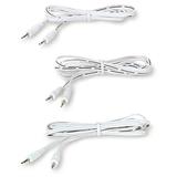 Enesco Lightning Cables - White Power Cable - Set of Three
