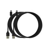 Lisensy Tech USB Cables Black - 10' Black USB Type-C Cable - Set of Two