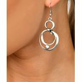 YUSHI Women's Earrings ANTIQUE - Silvertone Infinity Twist Drop Earrings