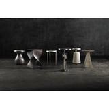 Bernhardt Floor Shelf End Table w/ Storage Aluminum in Gray, Size 21.75 H x 14.0 W x 14.0 D in | Wayfair 386160
