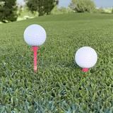 GoSports Premium Wooden Driver & Iron/Hybrid XL Golf Tees (3.25") - 200 Pack Solid Wood in Pink, Size 3.25 H x 0.2 W x 0.2 D in | Wayfair
