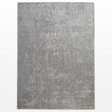 Studio A Home Optic II Hand-Woven Silk Area Rug Silk in Gray, Size 72.0 W x 0.1 D in | Wayfair 7.91295