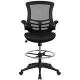 Inbox Zero Mid Back Mesh Drafting Chair Upholstered/Mesh in Black/Gray, Size 51.0 H x 24.5 W x 25.5 D in | Wayfair 7163E06D270C431E92A841450DD2B000