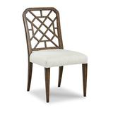 Woodbridge Furniture Merrion Cross Back Side Chair Wood/Upholste/Fabric in Red, Size 38.0 H x 20.0 W x 23.75 D in | Wayfair 7283-10