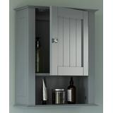 RiverRidge Home Cabinets Gray - Gray Ashland Collection Single Door Wall Cabinet