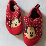 Disney Swim | Minney Mouse Water Shoes | Color: Black/Red | Size: Sg
