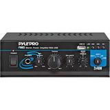 Pyle Pro PTAU23 Mini 40 Watt x 2 Stereo Power Amplifier w/ USB/Aux Inputs PTAU23