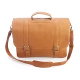 Royce Leather Laptop Briefcase, Lt Brown