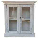 Rosalind Wheeler Monreal 2 Door Accent Cabinet Wood in Brown/Gray, Size 32.7 H x 30.7 W x 15.0 D in | Wayfair 022322BE2C1D4845A9211DDAAACB7624