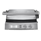 Cuisinart Deluxe Griddler 240 sq. in. Stainless Steel Indoor Grill with Lid, Silver