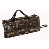 Rockland Voyage 40 in. Rolling Duffle Bag, Camo, Green