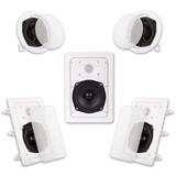 Acoustic Audio by Goldwood In-Wall/Ceiling 1000-Watt Home Theater 5 Speaker System