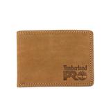 TIMBERLAND Men's Leather RFID Wallet With Removable Flip Pocket Card Carrier (Wheat/Pullman)