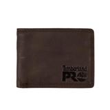 Timberland PRO Dark Brown/Pullman Men's Slim Leather RFID Wallet