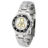 Women's White Appalachian State Mountaineers Competitor Steel Watch