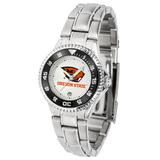Women's White Oregon State Beavers Competitor Steel Watch