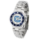 Women's White Citadel Bulldogs Competitor Steel Watch