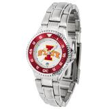 Women's White Iowa State Cyclones Competitor Steel Watch