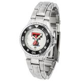 Women's White Texas Tech Red Raiders Competitor Steel Watch