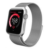 iMounTEK Replacement Bands Silver - Stainless Steel Milanese Loop Replacement Band for Apple Watch