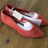 Anthropologie Shoes | Anthropologie Jessica Flats Size 9 | Color: Red | Size: 9