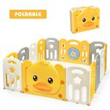 Costway 14-Panel Foldable Baby with Sound
