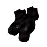 Men's Big & Tall WIGWAM® Athletic Ankle Socks 6-Pack by Wigwam in Black (Size 2XL)