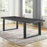 Three Posts™ Donny Extendable Dining Table Wood in Black/Brown/Gray, Size 30.0 H in | Wayfair 1B8077CC69DA4ED3AF478474297D6EE6