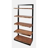 Foundry Select Lisson 71" H x 35" W Ironl Standard Bookcase in Brown, Size 71.0 H x 35.0 W x 14.0 D in | Wayfair 29E4B4C42CEB44AE8DF674622940817B