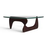 Corrigan Studio® Butcher Abstract Coffee Table Wood/Glass in Brown, Size 16.0 H x 50.0 W x 37.5 D in | Wayfair 0CB3F2673C2544528EEAFF84172A1F26