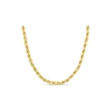 Belk & Co 22 Inch Rope Chain Necklace In 14K Yellow Gold (4Mm)