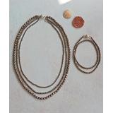 My Gems Rock! Women's Necklaces Bronze - Bronze Hematite Transformer Necklace