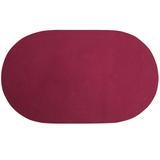 Alpine Braid Collection Reversible Indoor Area Rug, 60" x 96" Oval in Better Trends by Better Trends in Burgundy Solid (Size 60X96 OVAL)