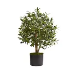 Nearly Natural 29 Inch Olive Artificial Tree, Green