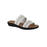Women's Dionne Sandals by Easy Street® in White (Size 7 1/2 M)