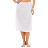 Plus Size Women's Half Slip 28" 2-Pack by Comfort Choice in White (Size 5X)