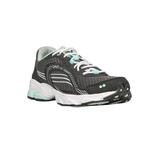 Wide Width Women's Ultimate Sneakers by Ryka® in Grey Black (Size 7 W)