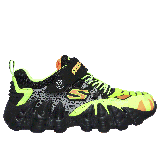Skechers Boy's S Lights: Skech-O-Saurus Lights Sneakers, Black/Lime, Size 2.5