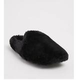 Torrid Shoes | Black Faux Fur Loafer Slipper (Ww) | Color: Black | Size: Various