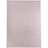 KAVKA DESIGNS Inca Straight Rectangular Chair Mat in Pink, Size 108.0 W x 144.0 D in | Wayfair MWOMT-17303-4X6-BBA6736