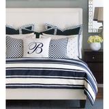 Eastern Accents Summerhouse by Barclay Butera Duvet Cover Set Rayon in Blue/White, Size Twin | Wayfair 7BT-BB-BDT-32