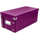 SNAP-N-STORE DVD Storage Plastic Box Set Plastic in Red/Pink, Size 8.3 H x 5.9 W x 12.7 D in | Wayfair SNS02069