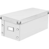 SNAP-N-STORE DVD Storage Plastic Box Set Plastic in White, Size 8.3 H x 5.9 W x 12.7 D in | Wayfair SNS02068