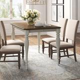 Kelly Clarkson Home Carolyn Gathering Extendable Dining Table Wood in Brown/Gray/White, Size 36.0 H in | Wayfair LRKM1986 39210882