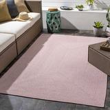 Brown/Pink Indoor/Outdoor Area Rug - Sand & Stable™ Leroux Pink Indoor/Outdoor Area Rug Polypropylene in Brown/Pink, Size 72.0 W x 0.1 D in | Wayfair